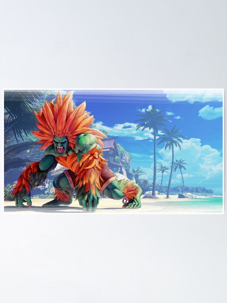 "Street Fighter Blanka" Poster by Ubumbu Redbubble