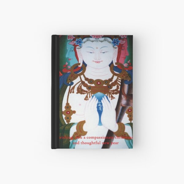 buddhas christmas Hardcover Journal