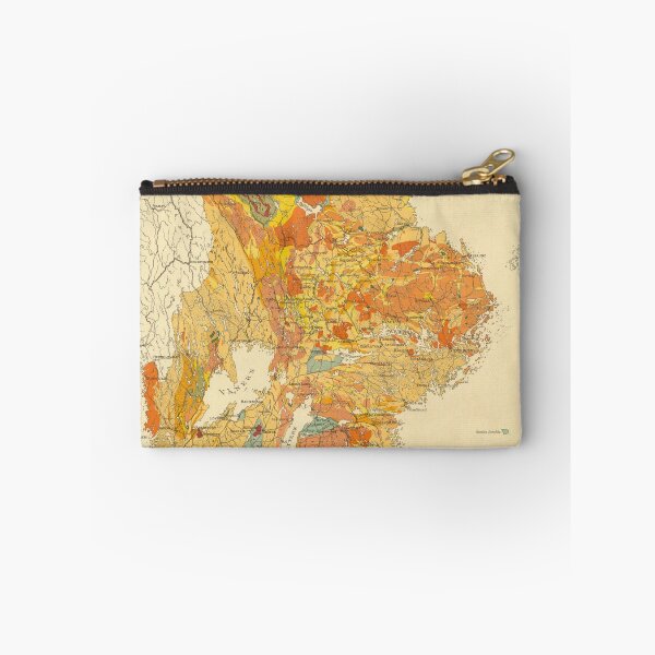 Item preview, Vintage Geological Map of Sweden (1910) designed and sold by BravuraMedia.