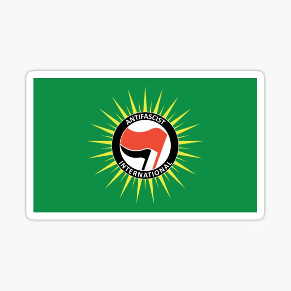 KCK, kurdische antifaschistische Flagge Sticker