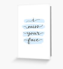 Tarjeta de felicitación Te he echado de menos