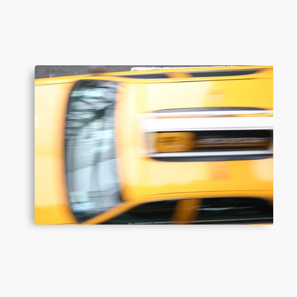 Cab at Speed Canvas Print