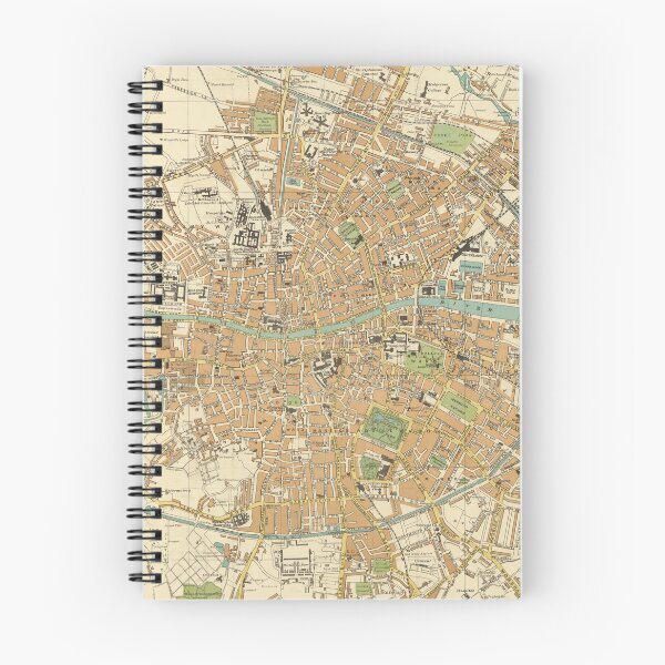 Item preview, Vintage Map of Dublin Ireland (1914) designed and sold by BravuraMedia.