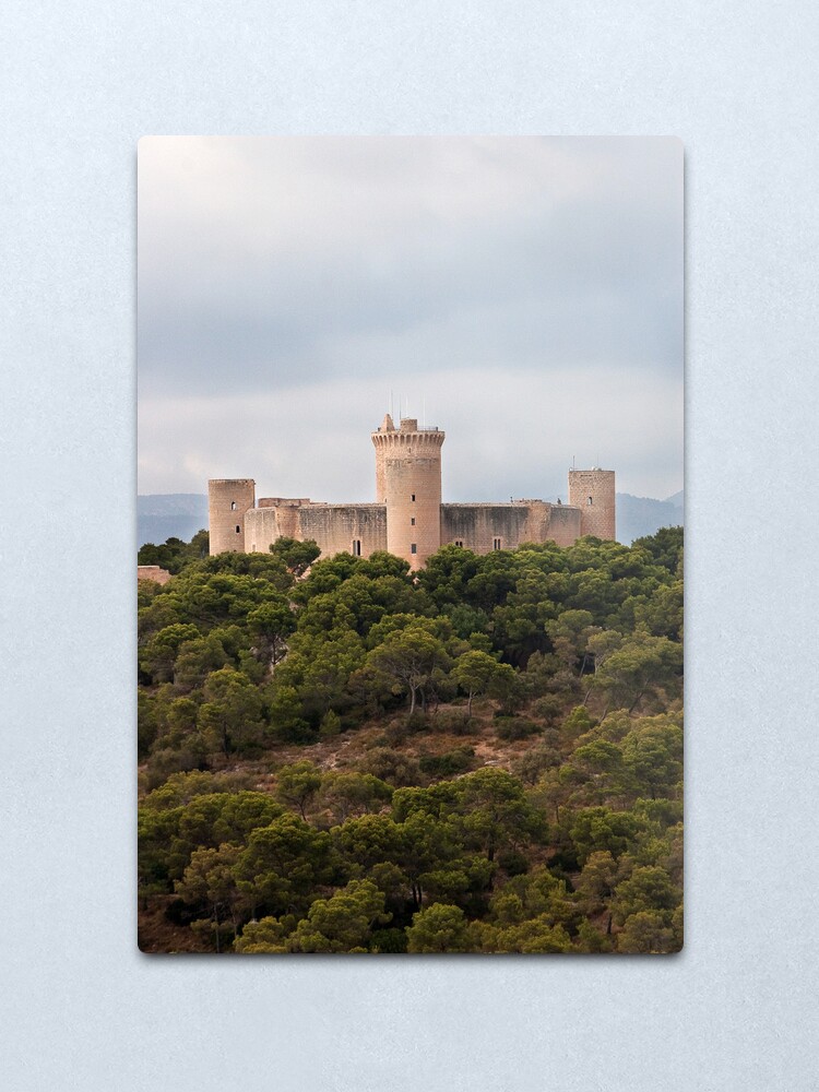 Alternate view of Castillo de Bellver Metal Print