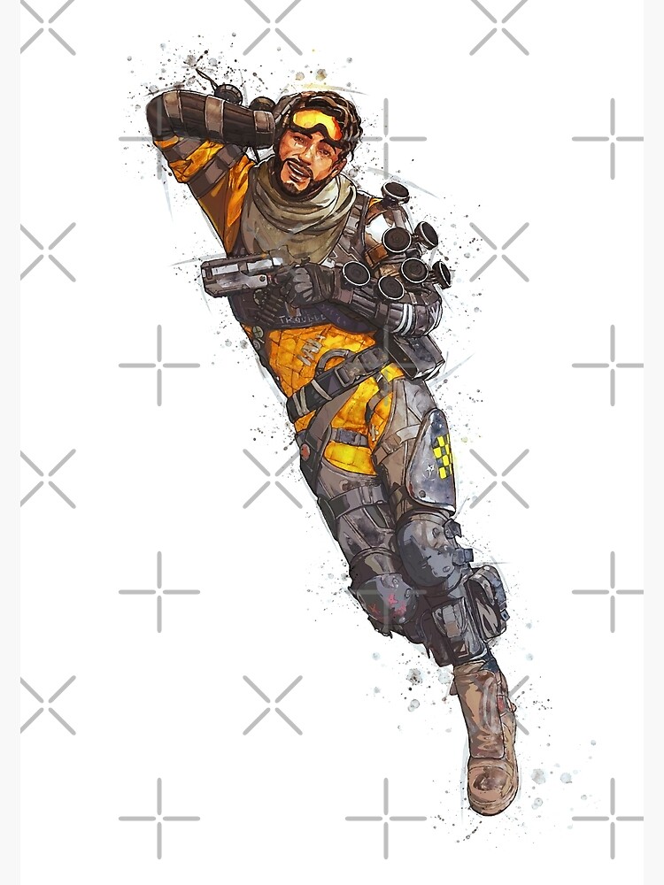 Tarjetas De Felicitacion Apex Legends Mirage Acuarela Arte Pintura De Ninjadesigninc Redbubble