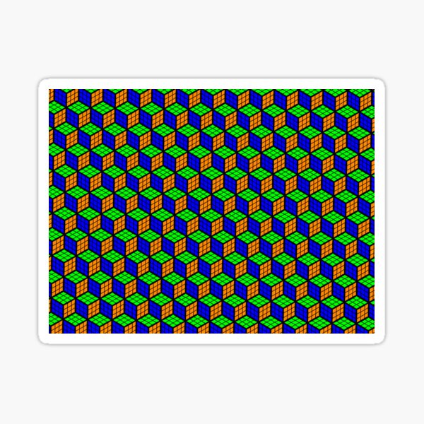 Vista previa del artículo con la obra «Puzzle de cubo de Necker anidado Confusión», diseñado y vendido por weavernap.
