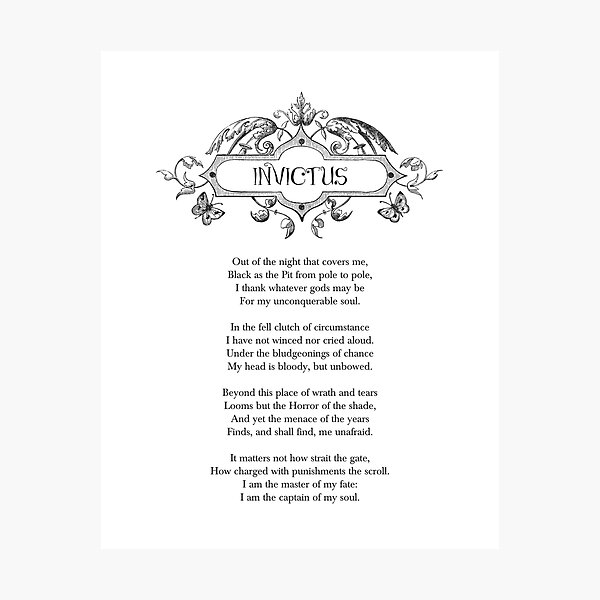 Invictus Photographic Print