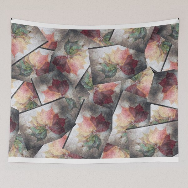 Item preview, Fall Leaves Patchwork Pattern  designed and sold by Artbytinavaughn.
