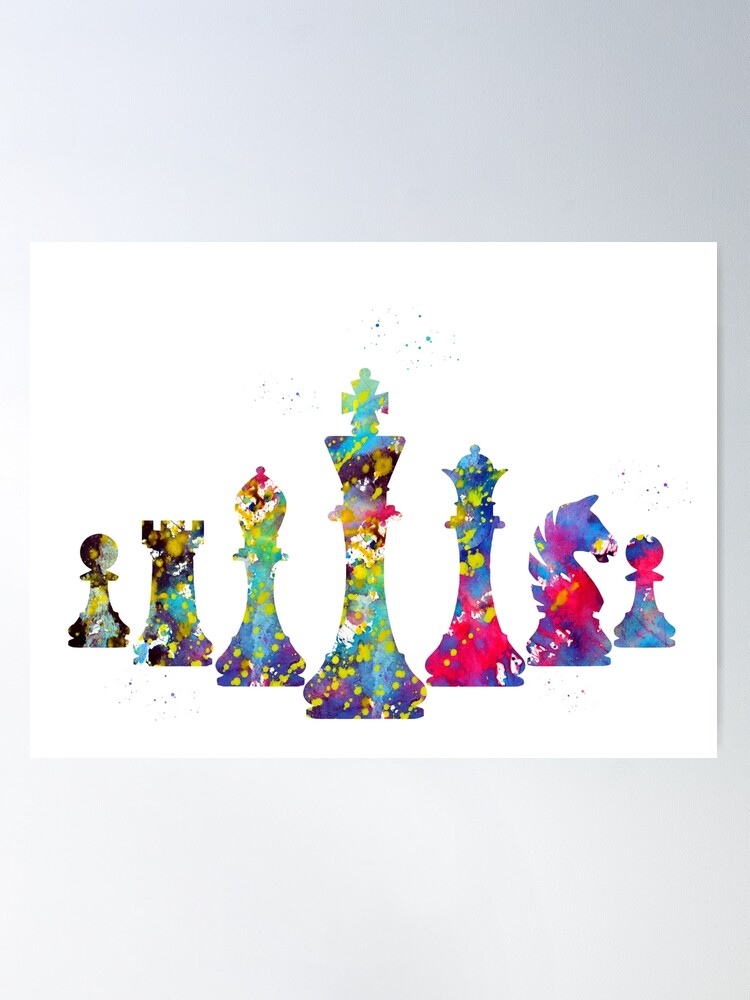 CHESS GAME PIECES Poster Print by Atelier B Art Studio Atelier B Art Studio  - Item # VARPDXBEGSPO62 - Posterazzi