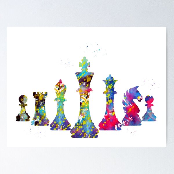 Famous Chess Opening Poster or Canvas Wall Art Chess Lover 