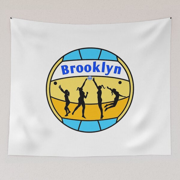 Item preview, Brooklyn loves volleyball  designed and sold by Attiva.