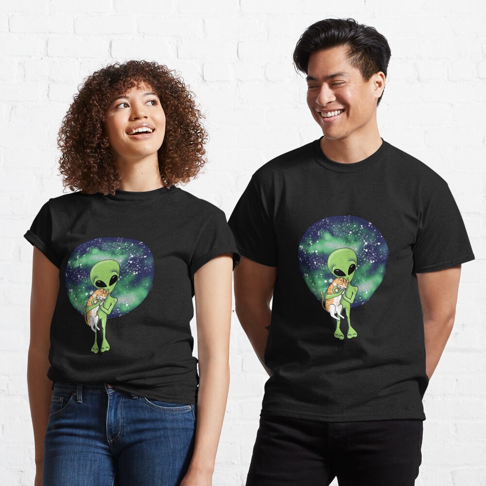 Ali and the Cat by Silvana Arias Classic T-Shirt