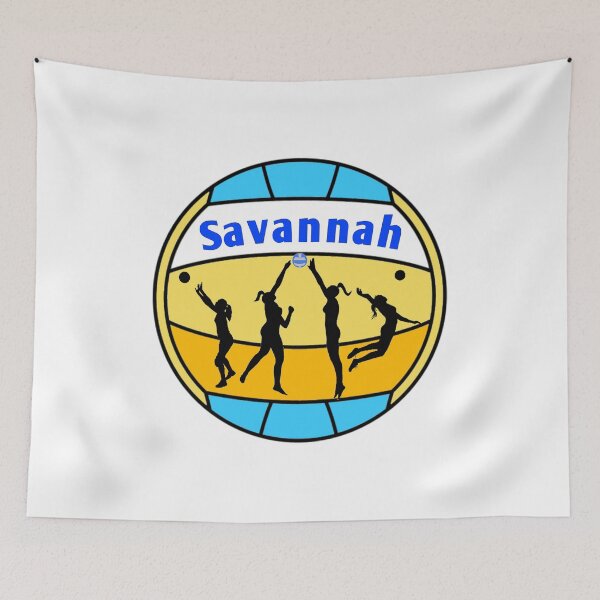 Item preview, Savannah loves volleyball  designed and sold by Attiva.