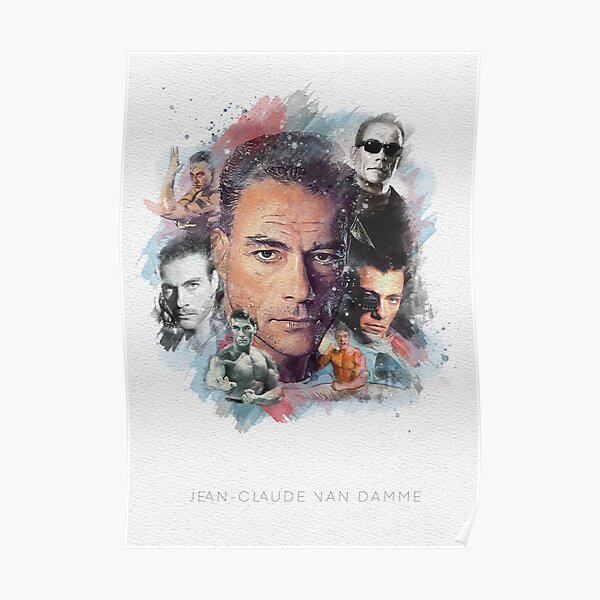 Jean Claude Van Damme, affiche de décoration d'intérieur, affiche de film Poster