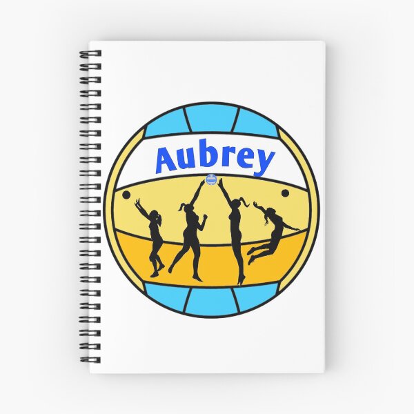 Item preview, Aubrey loves volleyball  designed and sold by Attiva.