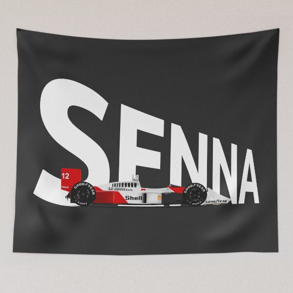 Item preview, Ayrton Senna - McLaren MP4/4 with BIG name ! designed and sold by JageOwen.