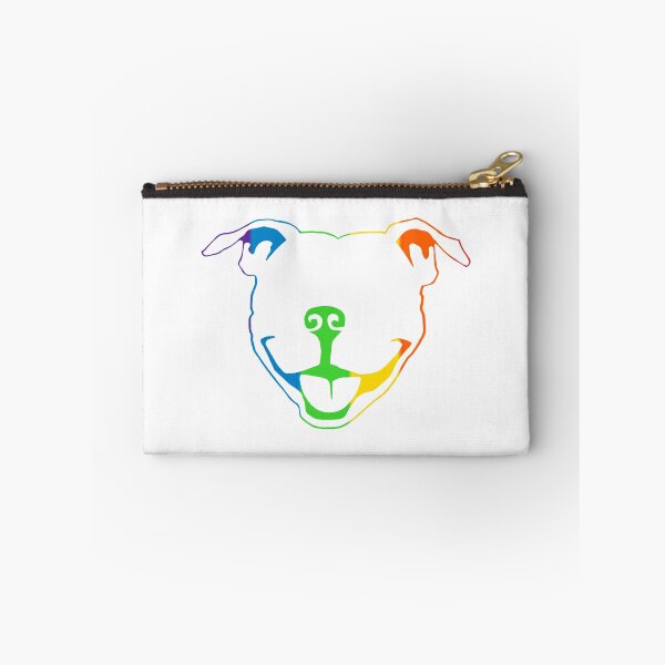 Item preview, White Rainbow Pit Bull Smile designed and sold by basementworks.