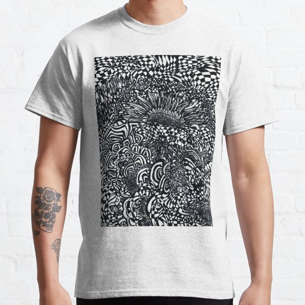 Abstract Sunflowers Classic T-Shirt