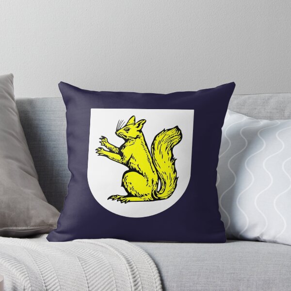 Item preview, Squirrel Coat of Arms on Shield White designed and sold by HighBrowDesigns.