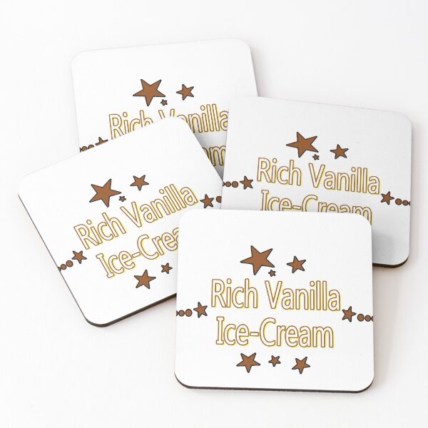 Item preview, Rich Vanilla Ice-Cream Sticker designed and sold by innerspectrum.