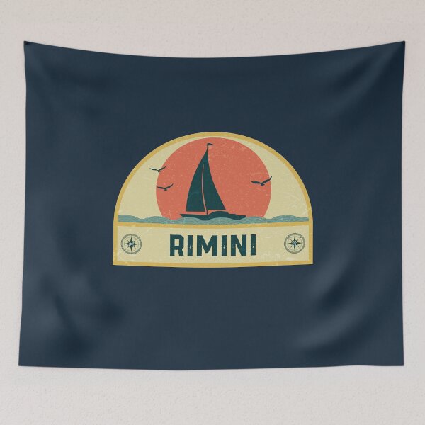 Item preview, Vintage Rimini Italy Sailing Vacation Badge designed and sold by dk80.