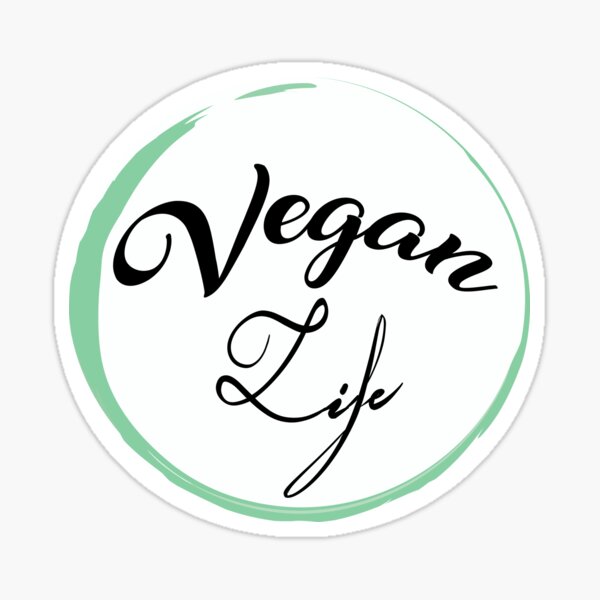 Vegan Life Pegatina