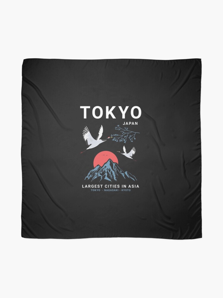 Alternate view of Tokyo - I don't speak Japanese White Version Scarf