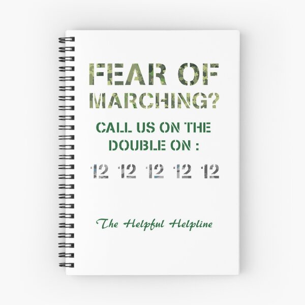 Item preview, Helpline for Fear of Army Marching On The Double designed and sold by Erewego.