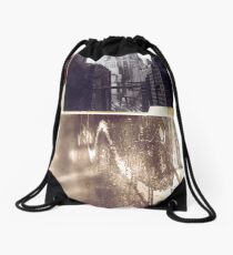 Collage Drawstring Bag