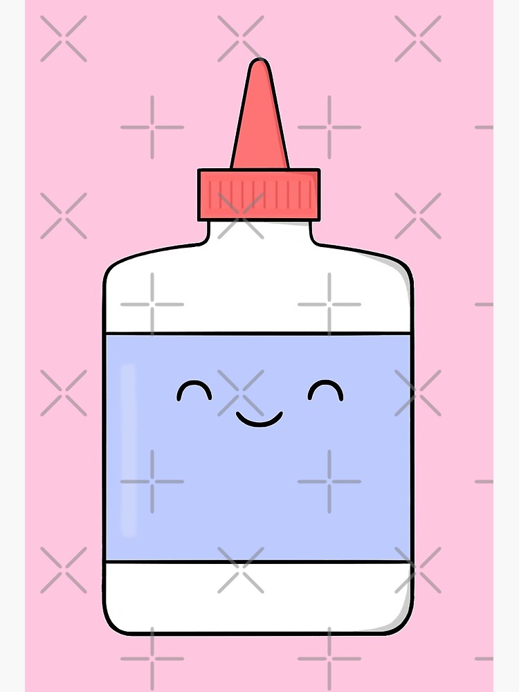 Kawaii Glue Bottle Art Board Print for Sale by kawaiilife