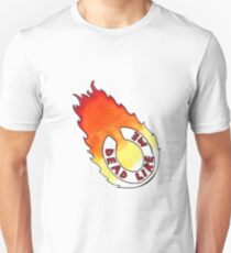 Dead Like Me - Flaming Toilet Seat Unisex T-Shirt
