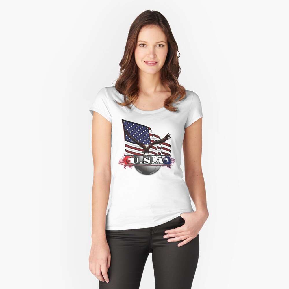 Item preview, Fitted Scoop T-Shirt designed and sold by futureimaging.