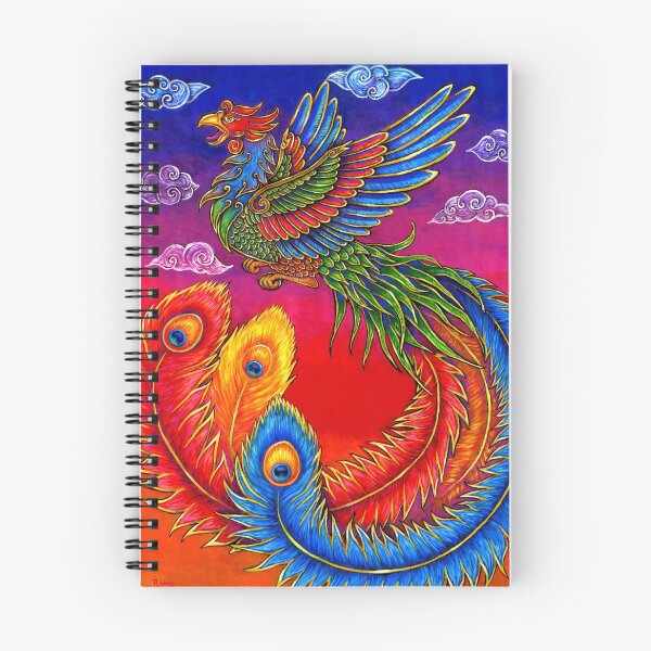 Item preview, Fenghuang Chinese Phoenix Rainbow Bird designed and sold by Rebecca Wang.
