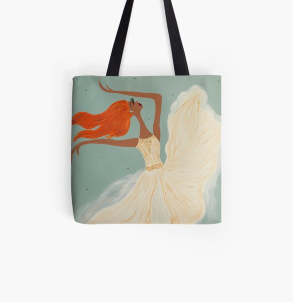 Cicely All Over Print Tote Bag