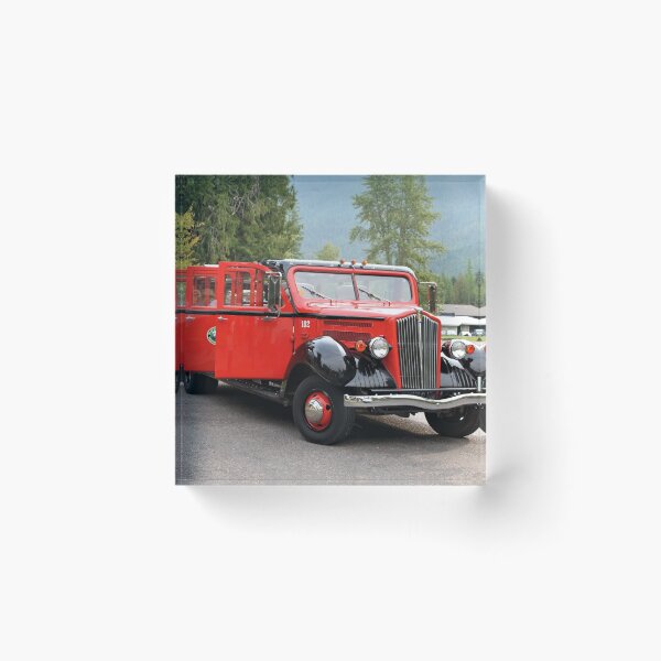Item preview, Red Buses Of Glacier National Park......... designed and sold by DonnaMoore.