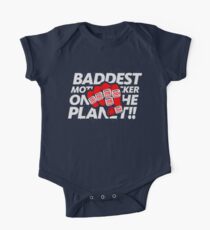 Limited Edition Baddest Mf'er On The Plant Tom Brady, New England Patriots 6 Rings, Tb12 Shirts, Mugs & Hoodies Short Sleeve Baby One-Piece