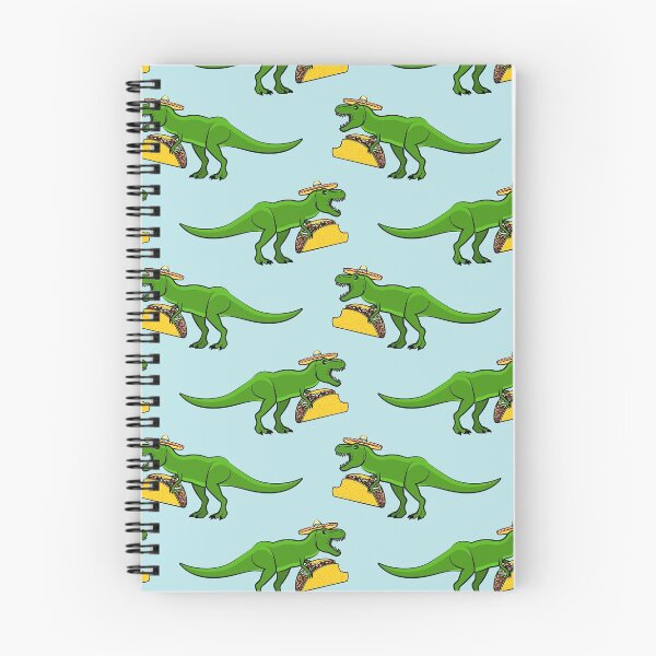 Item preview, Tyrannosaurus rex eating tacos designed and sold by littlearrow.