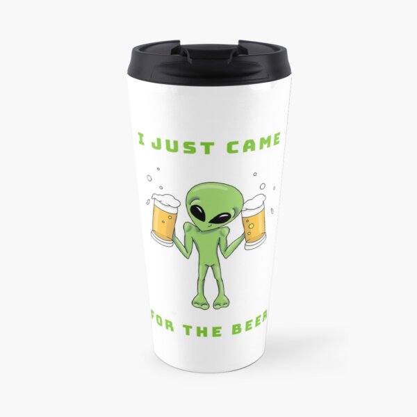 Ali loves Beer by Silvana Arias Travel Mug