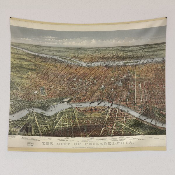 Item preview, The City of Philadelphia by Currier & Ives (1875) designed and sold by allhistory.