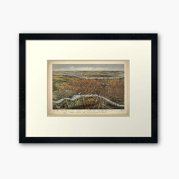 Item preview, The City of Philadelphia by Currier & Ives (1875) designed and sold by allhistory.