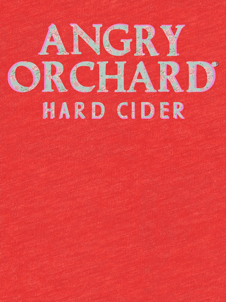 "Angry Orchard Logo Floral Print" T-shirt by mayoop | Redbubble