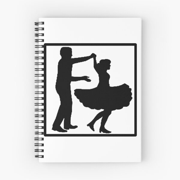 Item preview, Twirl Square Blk designed and sold by Square Dancing Gifts & Merchandise.
