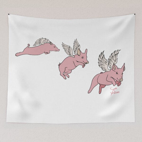 Item preview, When Pigs Fly designed and sold by xyzroe.