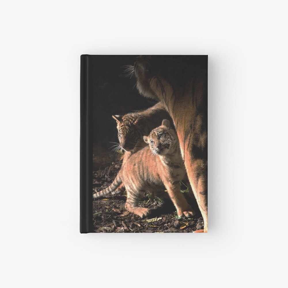 Binjai and 2 of her babies - Rani & Hutan Hardcover Journal