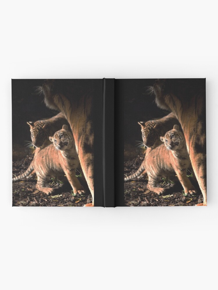 Alternate view of Binjai and 2 of her babies - Rani & Hutan Hardcover Journal