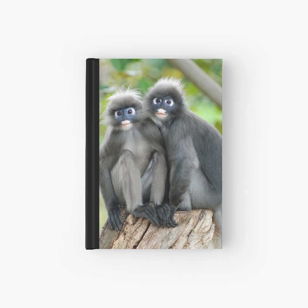 Dusky Leaf Monkeys Hardcover Journal