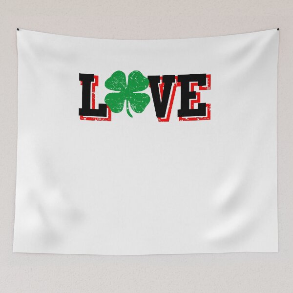 Item preview, LOVE St Patricks Day Shamrock Clover Toddler Boy Girl designed and sold by hadleydesigns.