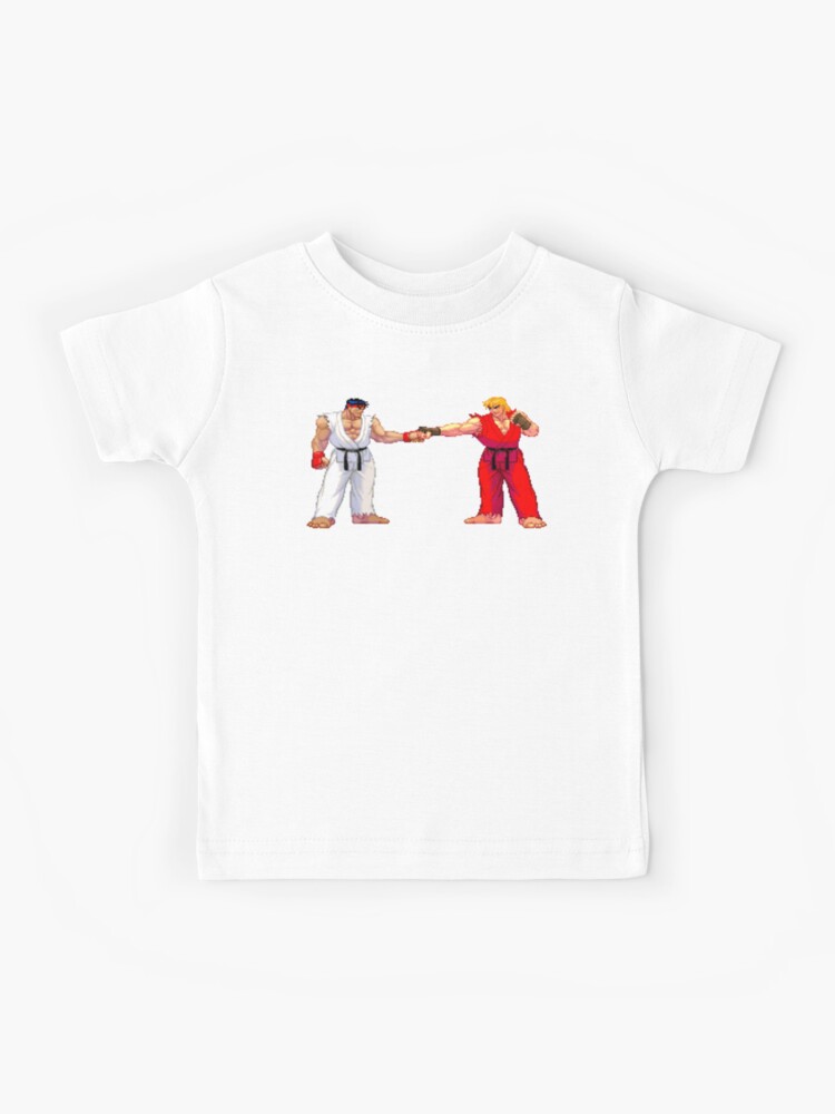 Street Fighter 4 Ken and Ryu Youth Boys Red T-Shirt-Small