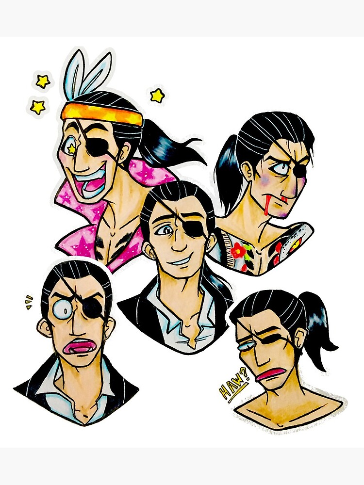 "MAJIMA YAKUZA 0" Poster for Sale by jyushimoon Redbubble