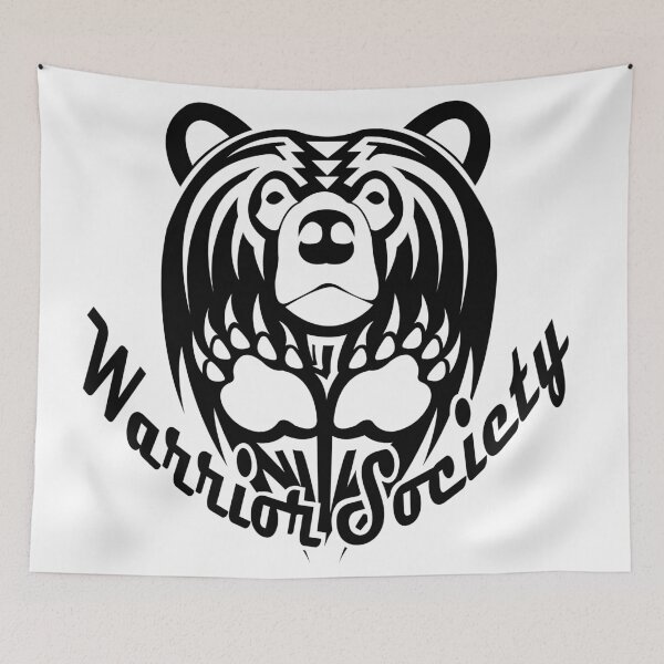 Item preview, Warrior Society (Bear Black) designed and sold by MelvinWarEagle.